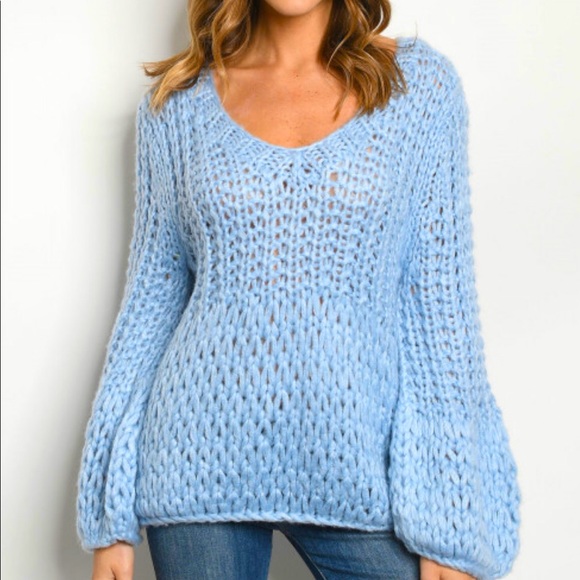 The Elaine Bell Sleeve Sweater - Picture 1 of 2